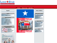 Tablet Screenshot of lonestarmga.com